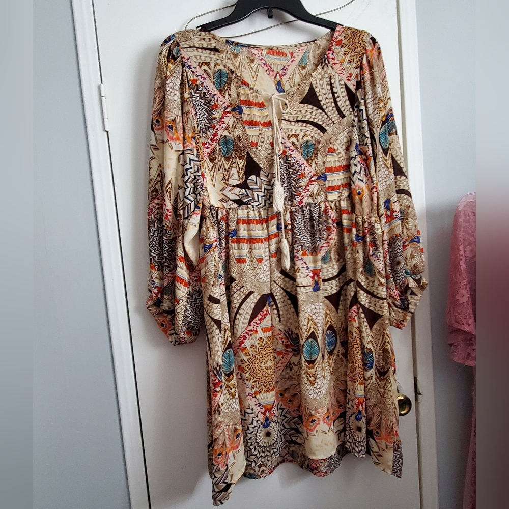 Very lightweight material dress/cover up.